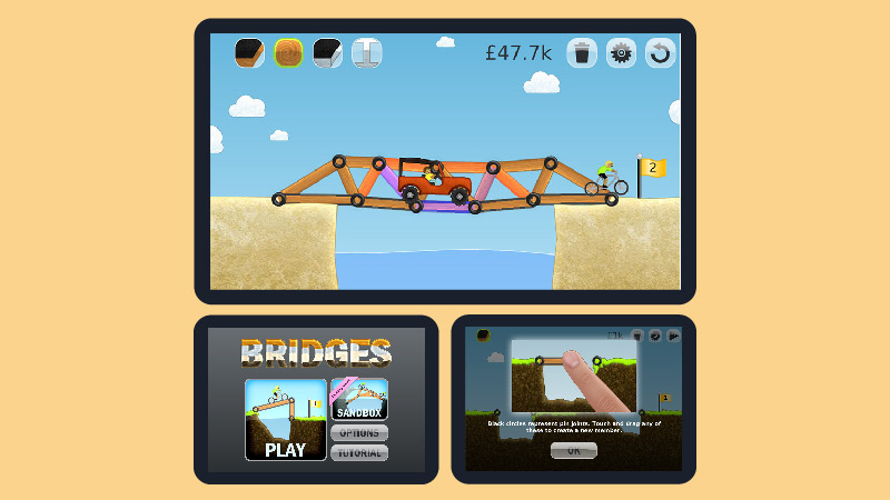 Bridges: Physics-Based Puzzle Game 